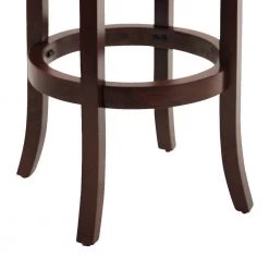 43.5 in. Brown and Black Faux Leather Solid Wood Swivel Counter Bar Stool by Benjara 13 43.5 in. Brown and Black Faux Leather Solid Wood Swivel Counter Bar Stool by Benjara -Cheap Benjara Store brown benjara bar stools bm274349 1f 1000