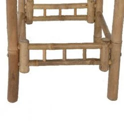 41 in. Natural Brown High Back Bamboo Bar Stool with Slatted Back and Seat by Benjara 11 41 in. Natural Brown High Back Bamboo Bar Stool with Slatted Back and Seat by Benjara -Cheap Benjara Store brown benjara bar stools bm274818 1f 1000