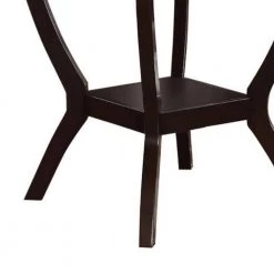 Brown Square Shaped Wooden Counter Height Table with Bottom Shelf by Benjara -Cheap Benjara Store brown benjara bar tables bm171287 76 1000