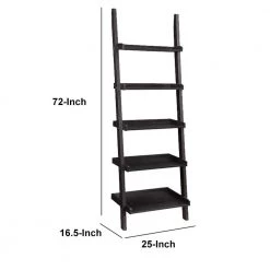 72 in. H Brown Sleek Wooden Ladder Bookcase with 5-Shelves by Benjara 10 72 in. H Brown Sleek Wooden Ladder Bookcase with 5-Shelves by Benjara -Cheap Benjara Store brown benjara bookcases bookshelves bm159054 44 1000