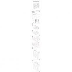 Rustically Designed 63 in. Brown Wood 4-shelf Standard Bookcase with Open Back by Benjara -Cheap Benjara Store brown benjara bookcases bookshelves bm159420 76 1000