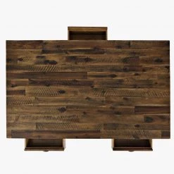 Dakota 50 in. Brown Large Rectangle Wood Coffee Table with 3-Drawers by Benjara -Cheap Benjara Store brown benjara coffee tables bm183948 44 1000