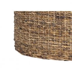 32 in. Brown Medium Round Wicker Coffee Table by Benjara 11 32 in. Brown Medium Round Wicker Coffee Table by Benjara -Cheap Benjara Store brown benjara coffee tables bm195731 1f 1000