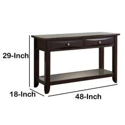 Baldwin 48 in. Brown Rectangle Wood Console Table with-Drawers by Benjara 15 Baldwin 48 in. Brown Rectangle Wood Console Table with-Drawers by Benjara -Cheap Benjara Store brown benjara console tables bm122924 44 1000