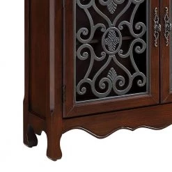 41 in. Brown Standard Rectangle Wood Console Table with 2-Metal Scrolled Front Doors by Benjara 11 41 in. Brown Standard Rectangle Wood Console Table with 2-Metal Scrolled Front Doors by Benjara -Cheap Benjara Store brown benjara console tables bm215723 4f 1000