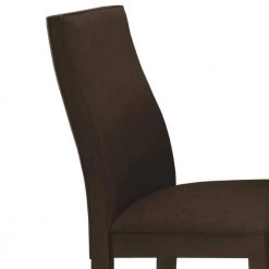 Brown Fabric Upholstered Wooden Dining Side Chair (Set of 2) by Benjara 10 Brown Fabric Upholstered Wooden Dining Side Chair (Set of 2) by Benjara -Cheap Benjara Store brown benjara dining chairs bm168088 4f 1000