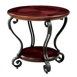 Brown Cherry Finish End Table Transitional Style by Benjara 15 Brown Cherry Finish End Table Transitional Style by Benjara -Cheap Benjara Store brown benjara end side tables bm123233 31 1000