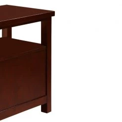 Brown Spacious Chair Side Table by Benjara -Cheap Benjara Store brown benjara end side tables bm157881 1f 1000