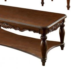 3-Piece 26 in. Brown Medium Rectangle Wood Coffee Table Set with Storage by Benjara -Cheap Benjara Store brown benjara end side tables bm166160 4f 1000