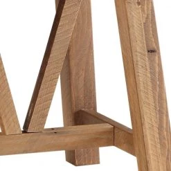 22 in. H Brown Pine with Trestle Reinforced Sawhorse Base Wood End Table by Benjara 10 22 in. H Brown Pine with Trestle Reinforced Sawhorse Base Wood End Table by Benjara -Cheap Benjara Store brown benjara end side tables bm187639 1f 1000