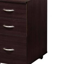 File Cabinet Espresso Brown with 3-Drawers by Benjara 8 File Cabinet Espresso Brown with 3-Drawers by Benjara -Cheap Benjara Store brown benjara file cabinets bm148328 77 1000