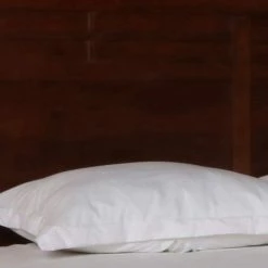 63 in. Cherry Brown Panel Design Queen Size Wooden Headboard (63.94 in. x 2.13 in. x 50 in.) by Benjara -Cheap Benjara Store brown benjara headboards bm218125 4f 1000