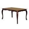 1-Piece Dark Walnut Townsville Transitional Dining Table by Benjara