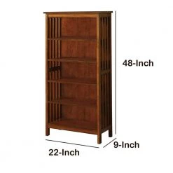 Antique Oak Traditional Media Shelf by Benjara -Cheap Benjara Store brown benjara media storage bm123059 fa 1000