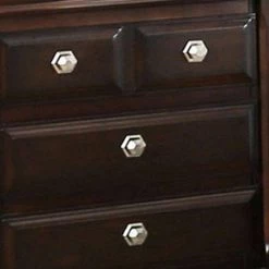 Contemporary 3-Drawer Night Stand In Brown Cherry Finish 17 in. L x 28.38 in. W x 29.38 in. H by Benjara -Cheap Benjara Store brown benjara nightstands bm123250 1f 1000