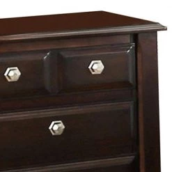 Contemporary 3-Drawer Night Stand In Brown Cherry Finish 17 in. L x 28.38 in. W x 29.38 in. H by Benjara -Cheap Benjara Store brown benjara nightstands bm123250 c3 1000