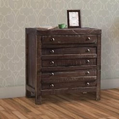 Brown Wooden Nightstand with 3-Drawer 18 in. L x 27 in. W x 29 in. H by Benjara -Cheap Benjara Store brown benjara nightstands bm187668 1f 1000