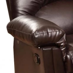 Brown Bonded Leather Rocker/Recliner by Benjara 10 Brown Bonded Leather Rocker/Recliner by Benjara -Cheap Benjara Store brown benjara recliners bm171425 c3 1000