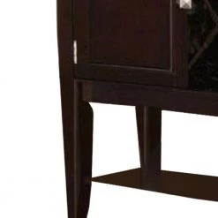 Chicly Styled Brown Rubber Wood Server 18 in. L x 52 in. W x 38 in. H by Benjara -Cheap Benjara Store brown benjara sideboards buffet tables bm171386 4f 1000