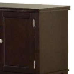 Chicly Styled Brown Rubber Wood Server 18 in. L x 52 in. W x 38 in. H by Benjara -Cheap Benjara Store brown benjara sideboards buffet tables bm171386 c3 1000