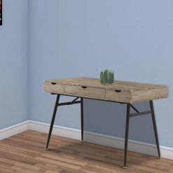 47.25 in. Rectangle Brown Wooden 1-Drawer Writing Desk with Lift Top Storage by Benjara -Cheap Benjara Store brown benjara writing desks bm245873 fa 1000