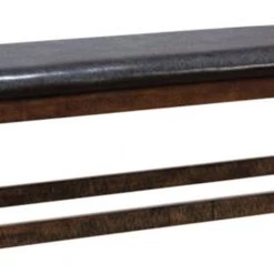 16 in. L x 48 in. W x 18.5 in. H Meagan I Transitional Style Brown Cherry Wooden Bench by Benjara -Cheap Benjara Store brown cherry benjara bedroom benches bm123895 44 1000