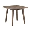 Moe 20.5 in. Brushed Brown Wood 2-Drop Leaves Dining Table by Benjara