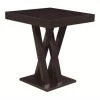 Contemporary Style 42 in. Brown Wooden Bar Table by Benjara