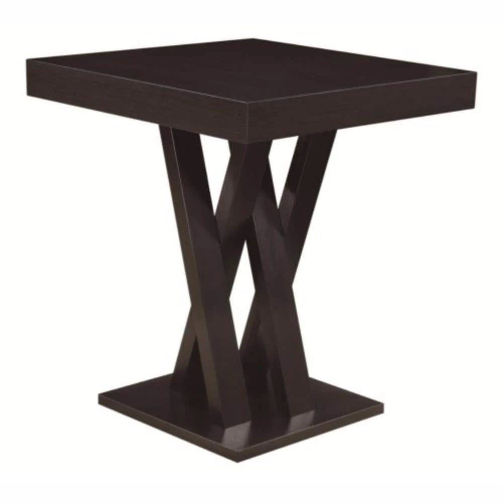 Contemporary Style 42 in. Brown Wooden Bar Table by Benjara 1 Contemporary Style 42 in. Brown Wooden Bar Table by Benjara