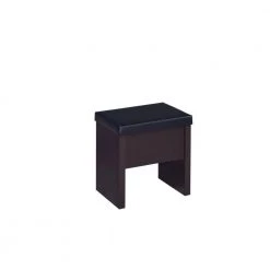 Stylish 2-Piece Brown Vanity Set with Hidden Mirror Storage and Lift Top Stool by Benjara -Cheap Benjara Store cappuccino brown benjara makeup vanities bm69565 1f 1000