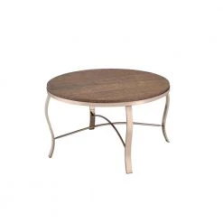 Transitional Wicklow 3-Piece Champagne Metal and Glass Table Set by Benjara -Cheap Benjara Store champagne benjara coffee tables bm131436 c3 1000