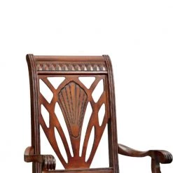 Traditional Cherry Arm Chair (Set of 2) by Benjara 13 Traditional Cherry Arm Chair (Set of 2) by Benjara -Cheap Benjara Store cherry benjara accent chairs bm131192 c3 1000