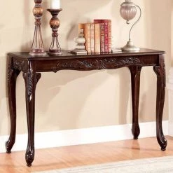 Traditional Sofa Table by Benjara -Cheap Benjara Store cherry benjara end side tables bm122897 c3 1000