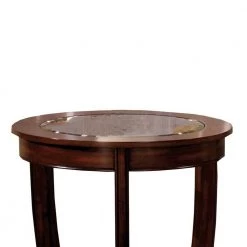 Dark Cherry Crystal Falls Transitional End Table by Benjara -Cheap Benjara Store cherry benjara end side tables bm123842 4f 1000