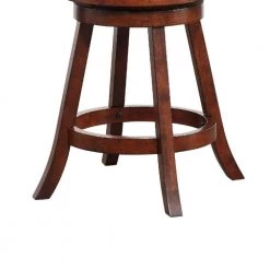 Eva 37.5 in. Cherry Brown Wood Frame Swivel Counter Stool Faux Leather by Benjara 10 Eva 37.5 in. Cherry Brown Wood Frame Swivel Counter Stool Faux Leather by Benjara -Cheap Benjara Store cherry brown benjara bar stools bm274312 1f 1000
