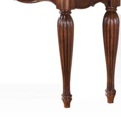 54 in. Cherry Brown Standard Rectangle Wood Console Table with Carved Details by Benjara -Cheap Benjara Store cherry brown benjara console tables bm185844 4f 1000