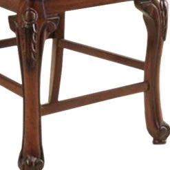 Johannesburg Traditional Brown Cherry Counter Height Chair (Set of 2) by Benjara -Cheap Benjara Store cherry brown benjara dining chairs bm131797 40 1000