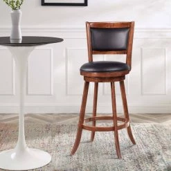 42.25 in. H Contemporary Chestnut Brown with Upholstered Seat Wooden Bar Stool (Set of 2) by Benjara 15 42.25 in. H Contemporary Chestnut Brown with Upholstered Seat Wooden Bar Stool (Set of 2) by Benjara -Cheap Benjara Store chestnut brown benjara bar stools bm69022 31 1000