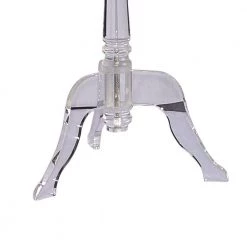 19.63 in. Clear Round Acrylic End Table with 3 Legged Base Support by Benjara -Cheap Benjara Store clear benjara end side tables bm144089 1f 1000