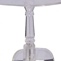19.63 in. Clear Round Acrylic End Table with 3 Legged Base Support by Benjara -Cheap Benjara Store clear benjara end side tables bm144089 4f 1000