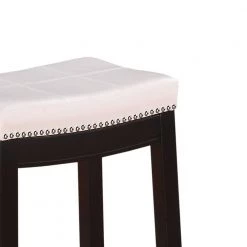 26 in. H Cream and Dark Brown Wooden Counter Stool with Faux Leather Upholstery by Benjara 14 26 in. H Cream and Dark Brown Wooden Counter Stool with Faux Leather Upholstery by Benjara -Cheap Benjara Store cream and dark brown benjara bar stools bm16768 44 1000