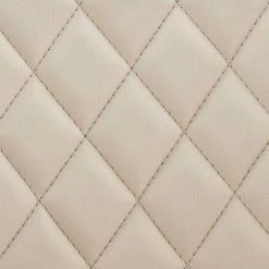 37 in. Cream and Silver Low Back Metal Frame Adjustable Bar Stool with Faux Leather Seat by Benjara -Cheap Benjara Store cream and silver benjara bar stools bm248171 1f 1000