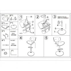 46 in. Cream Low Back Metal Bar Stool with Leatherette Button Tufted Back and Seat by Benjara -Cheap Benjara Store cream benjara bar stools bm270410 fa 1000