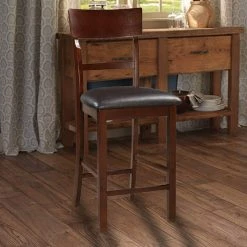 42 in. Dark Brown Wooden Counter Height Chair (Set of 2) by Benjara 19 42 in. Dark Brown Wooden Counter Height Chair (Set of 2) by Benjara -Cheap Benjara Store dark brown benjara bar stools bm166590 31 1000