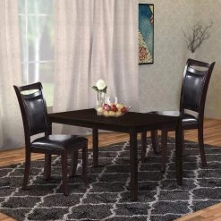 Retro Style Dark Brown Wooden Dining Chairs (Set of 2) by Benjara 14 Retro Style Dark Brown Wooden Dining Chairs (Set of 2) by Benjara -Cheap Benjara Store dark brown benjara dining chairs bm171517 fa 1000