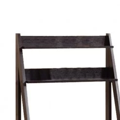 35 in. Rectangular Dark Brown 1 Drawer Ladder Desk with Built-In Storage by Benjara 14 35 in. Rectangular Dark Brown 1 Drawer Ladder Desk with Built-In Storage by Benjara -Cheap Benjara Store dark brown benjara ladder desks bm148747 4f 1000