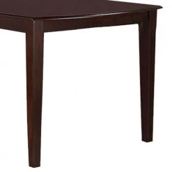 Contemporary Style Dark Cherry Brown Wooden Extension Dining Table by Benjara -Cheap Benjara Store dark cherry brown benjara kitchen dining tables bm179938 44 1000