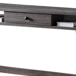 12 in. Rectangular Dark Gray 1 Drawer Writing Desk by Benjara 8 12 in. Rectangular Dark Gray 1 Drawer Writing Desk by Benjara -Cheap Benjara Store dark gray benjara writing desks bm179620 77 1000