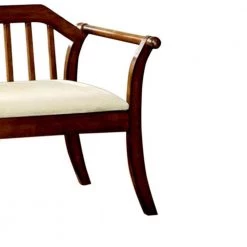 Transitional Style Dark Oak Bench by Benjara -Cheap Benjara Store dark oak benjara bedroom benches bm137828 1f 1000