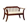 Transitional Style Dark Oak Bench by Benjara